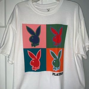Playboy T-Shirt XL Mens White